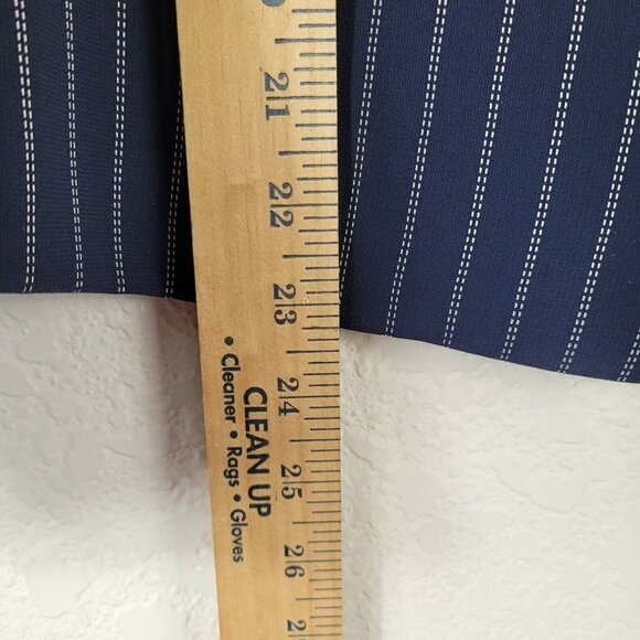 Pendleton Women's Blazer Suit Separates Navy Blue Striped Size 8 Career Office - Picture 9 of 10